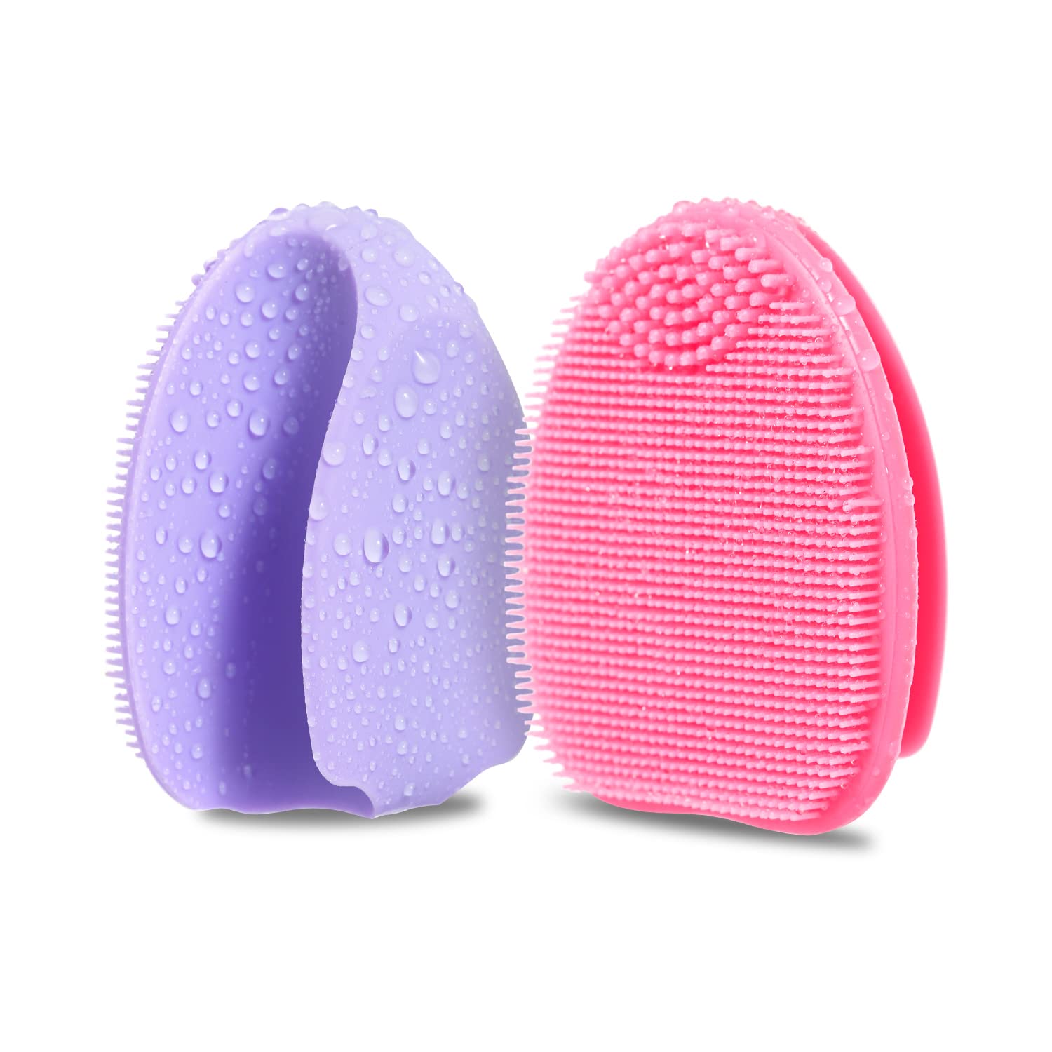 HIEERBUS brosse visage silicone ensemble pour nettoyage en profondeur en duo