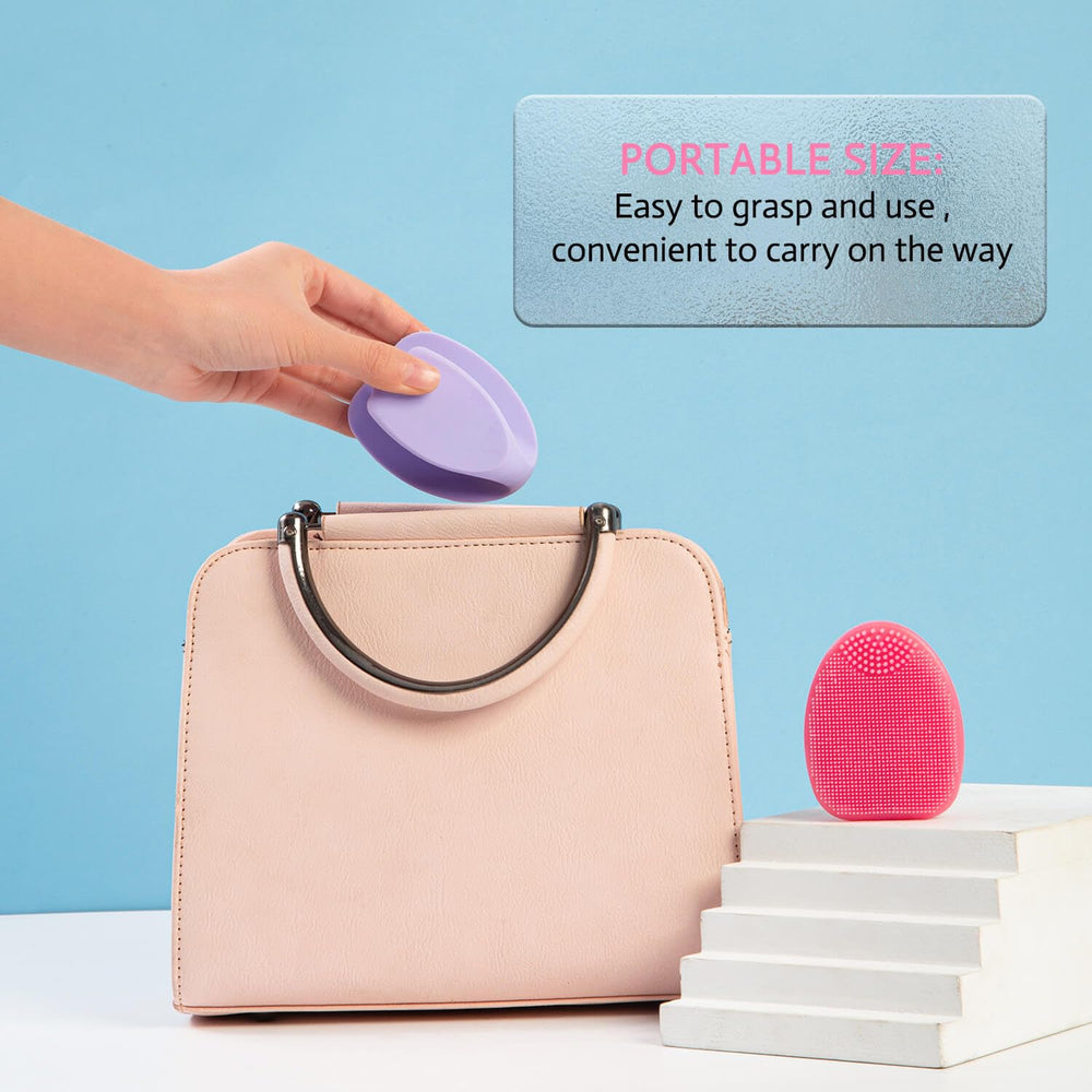 HIEERBUS brosse visage silicone support de sechage pour une hygiène parfaite