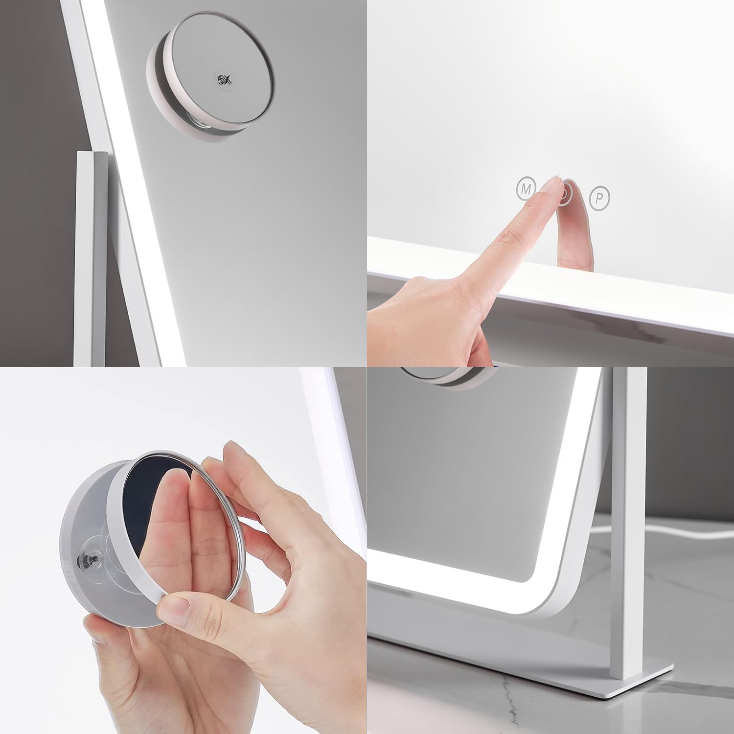 Commande tactile HIEEY pour allumer et régler l'éclairage facilement.