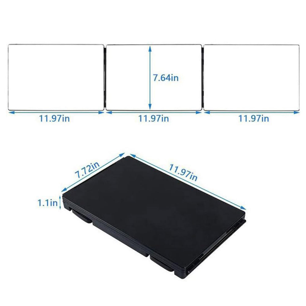 HIEEY miroir portable voyage, design compact pour retouches rapides.