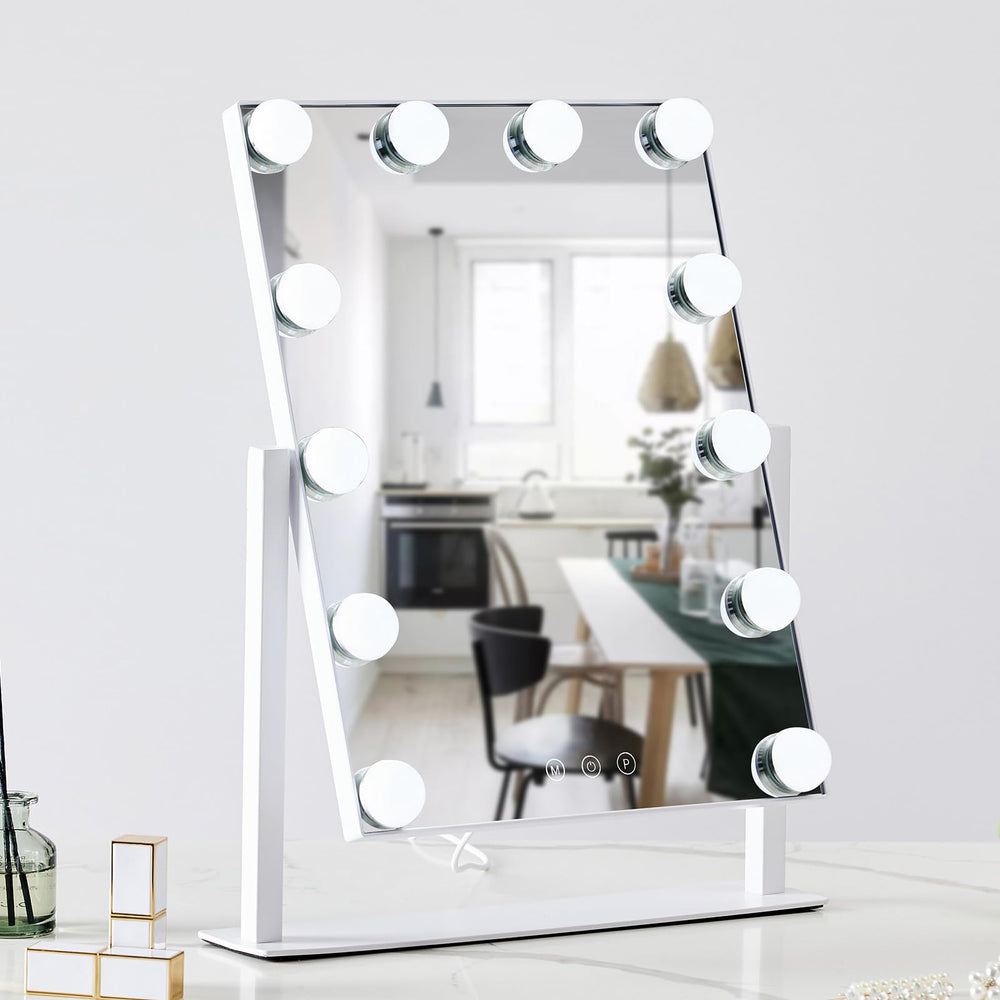 HIEEY Miroir Vanité avec grossissement 5x détachable pour détails