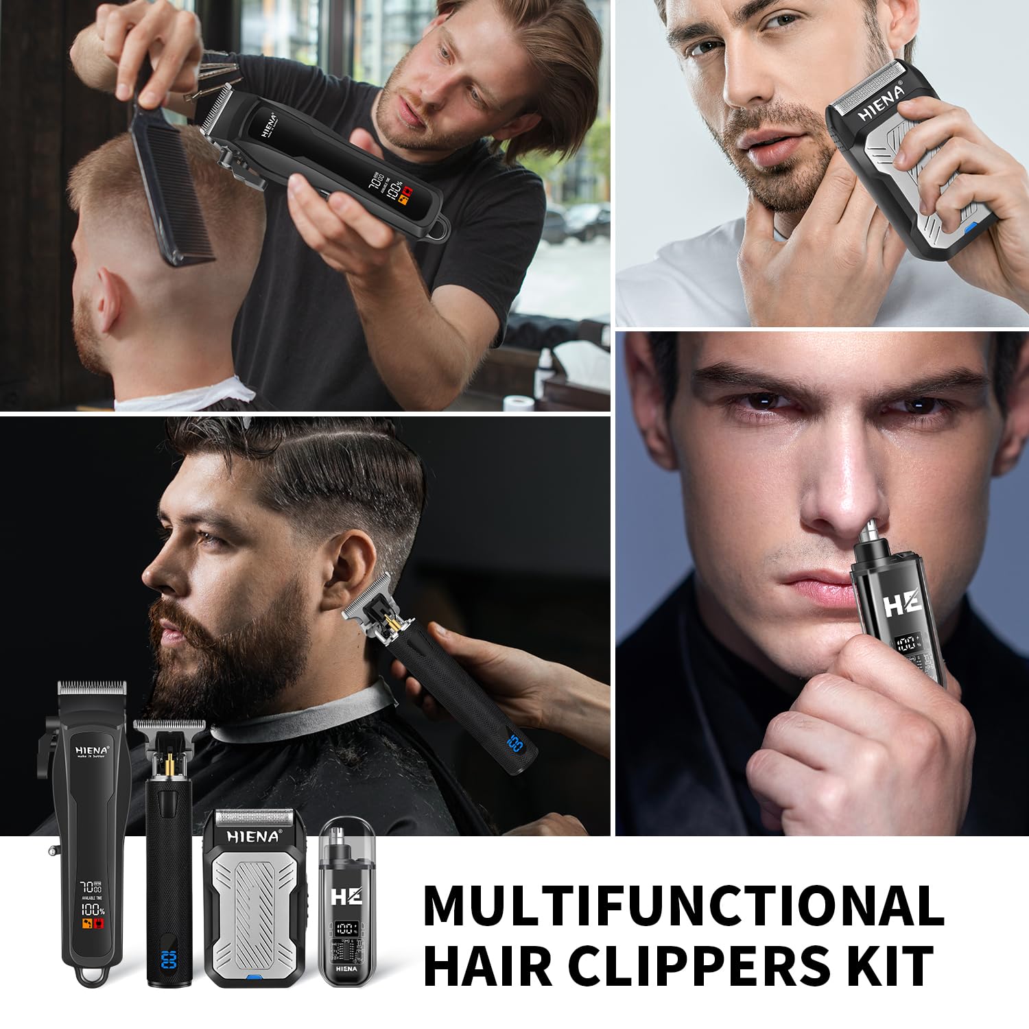 HIENA PRO accessoires barbier cape pratique pour sessions propres