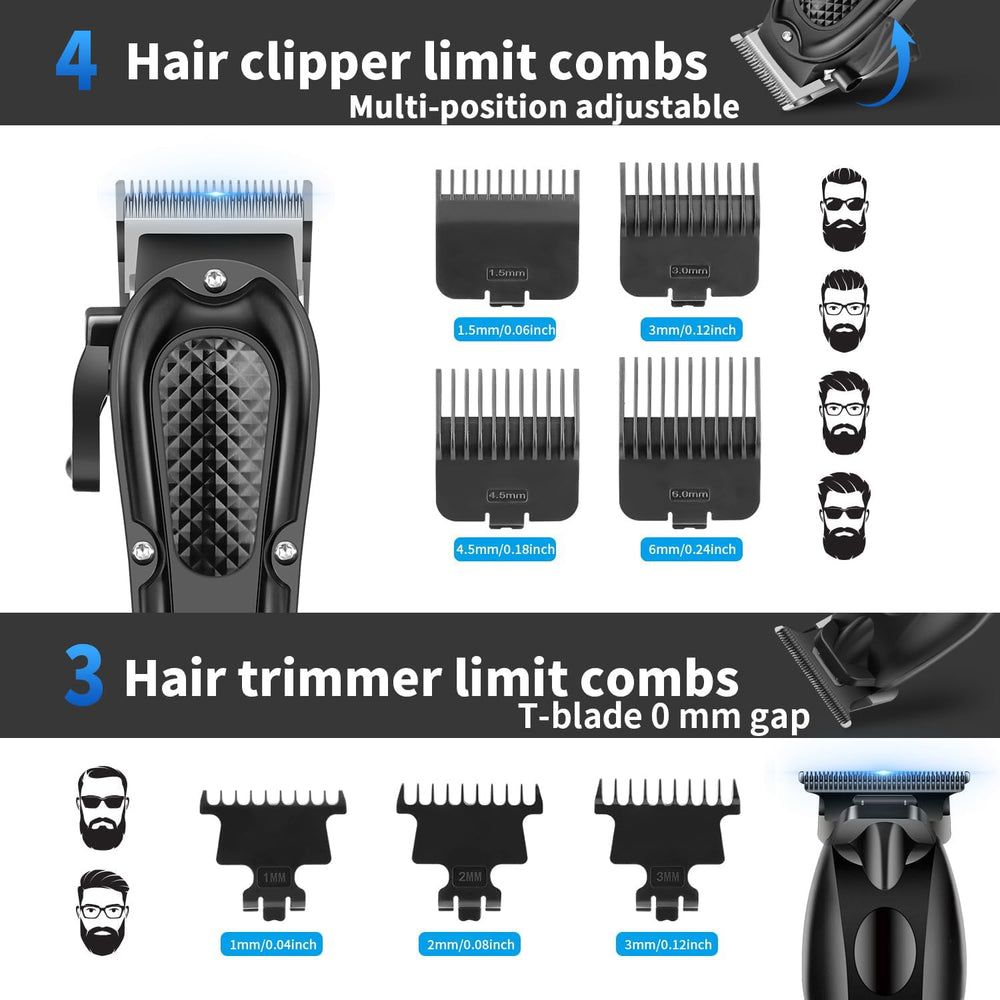 HIENA PRO barbe-trimmer pour contours précis et finitions propres.