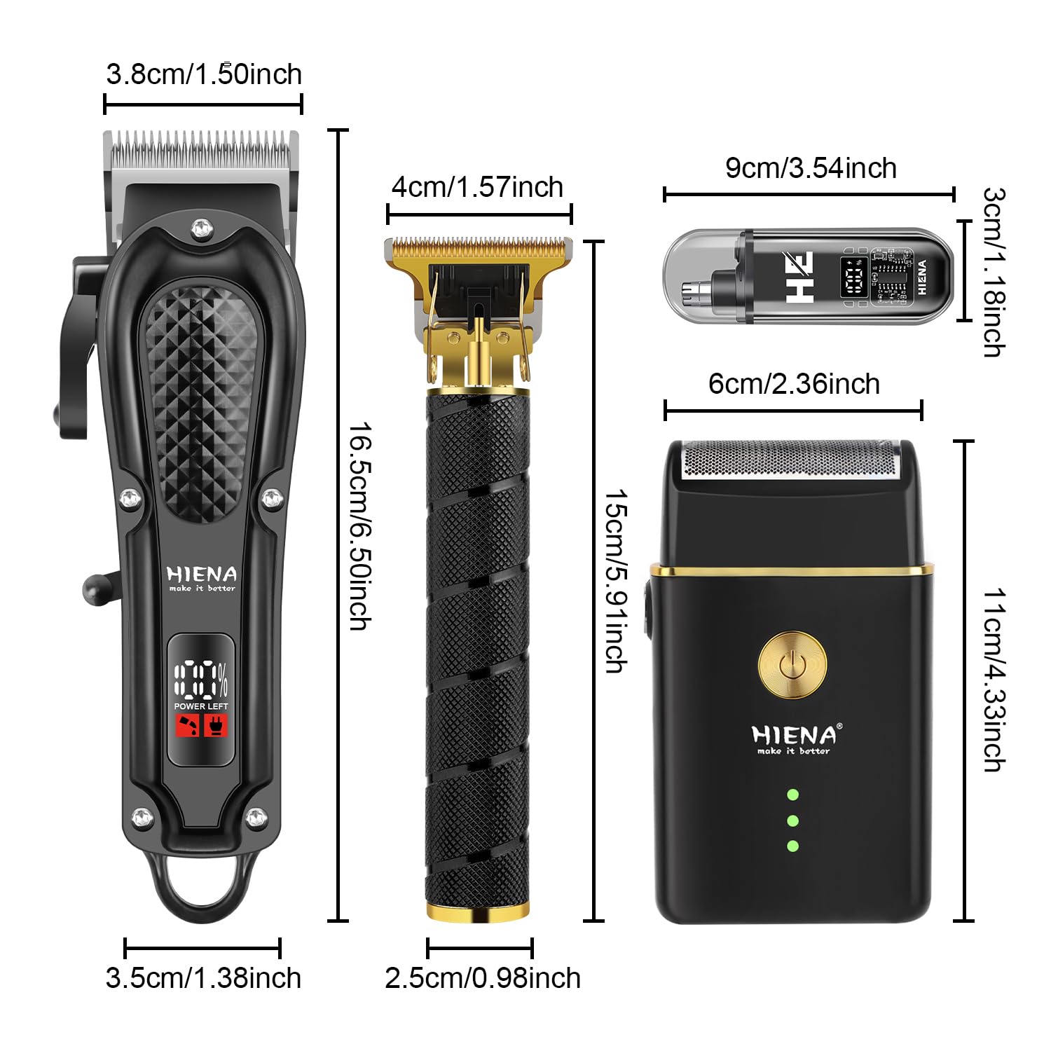 HIENA PRO kit grooming, idée cadeau idéale pour homme élégant.