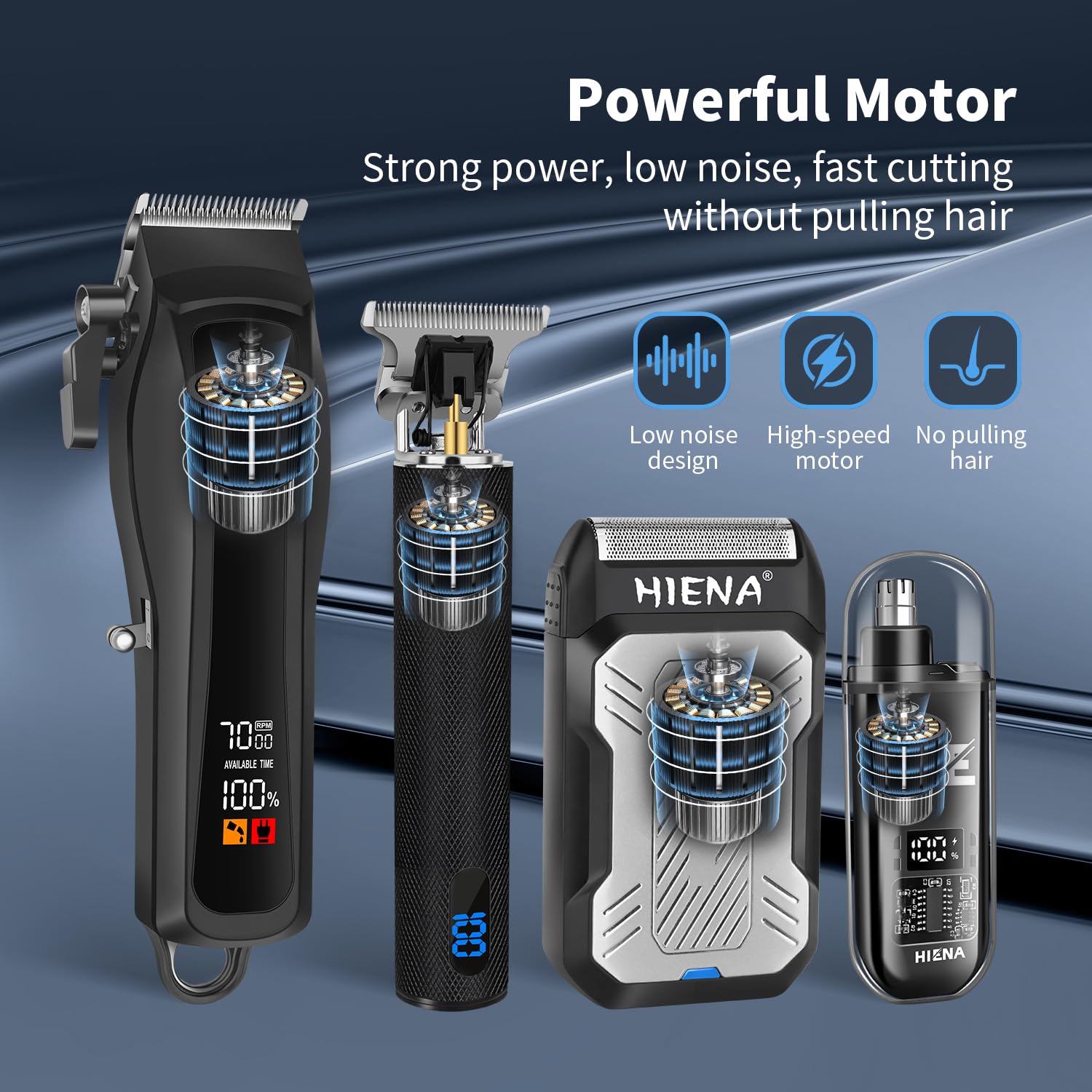 HIENA PRO lames aluminium pour un rasage confortable et durable