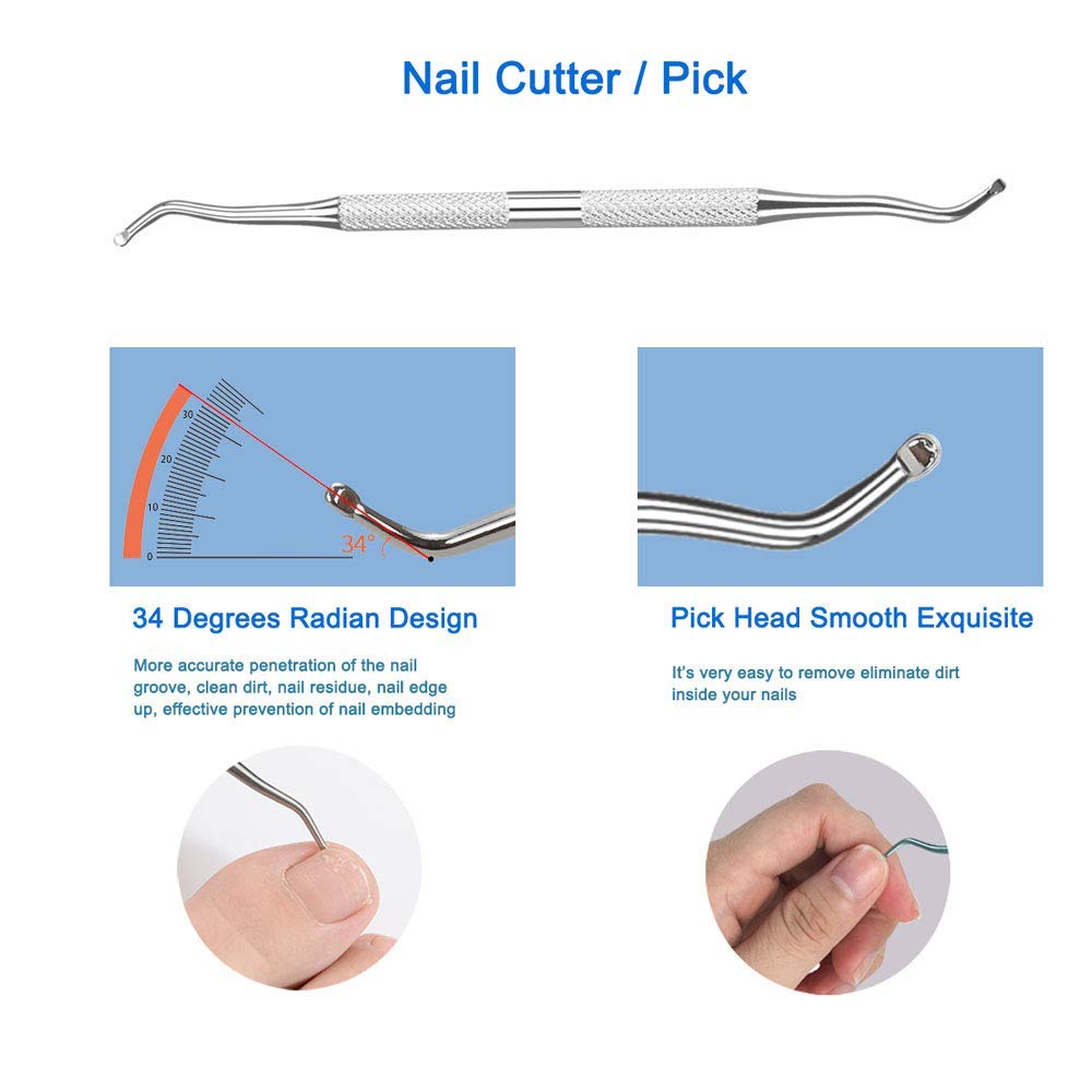 HIFAU levier-ongles professionnel pour manucure soignée