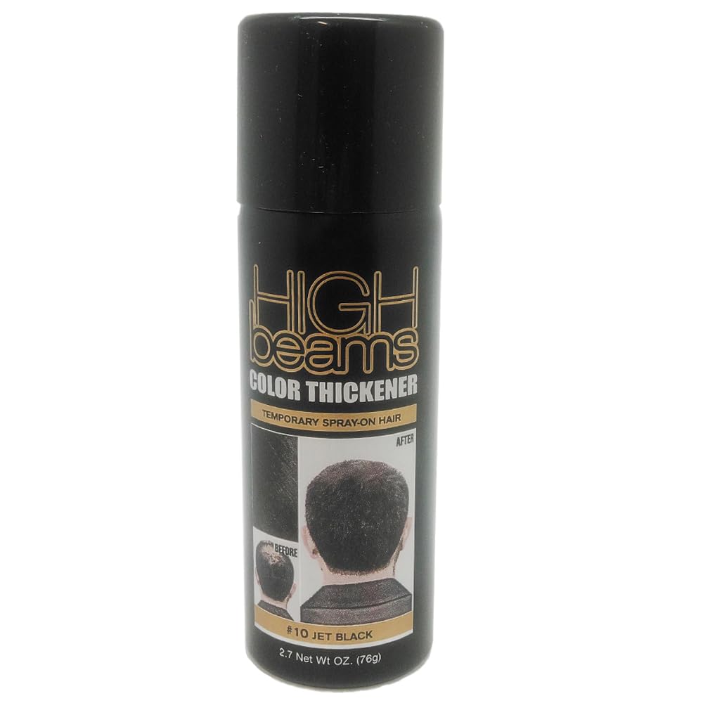 High Beams texture légère spray noir – résultat naturel en un geste.