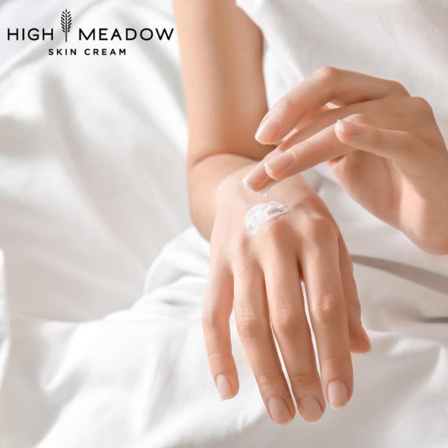 Emballage High Meadow sans parfum, pratique et sûr pour les peaux sensibles.