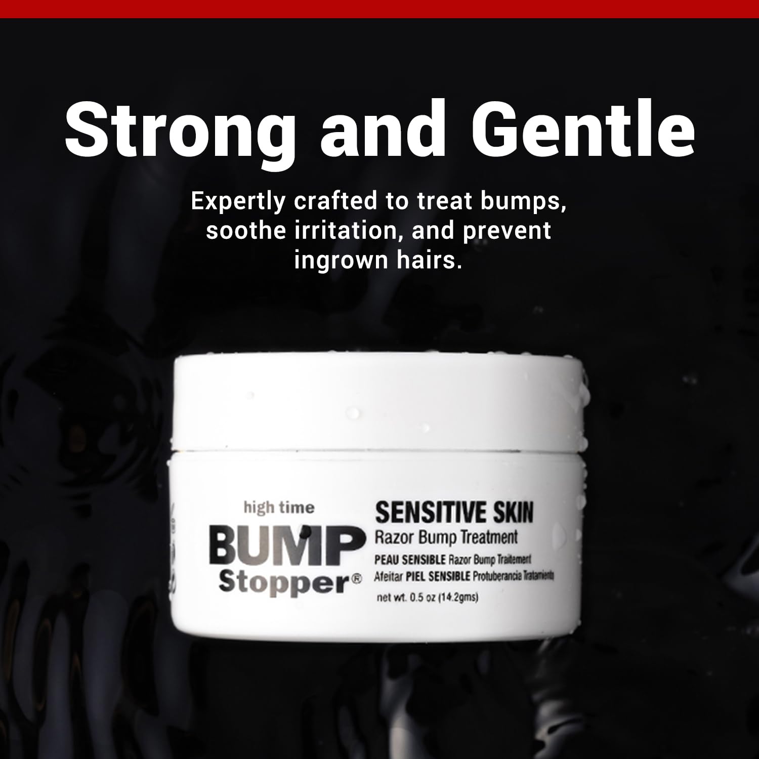 High Time Bump Stopper Sensitive – étiquette claire facilitant l’identification du produit