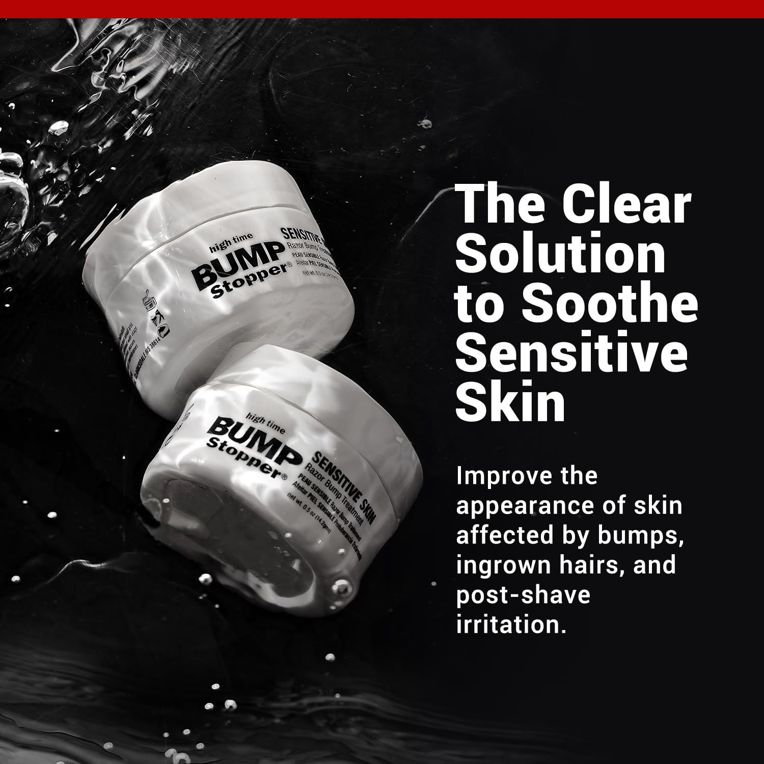 High Time Bump Stopper Sensitive – flacon compact pour voyager et transporter