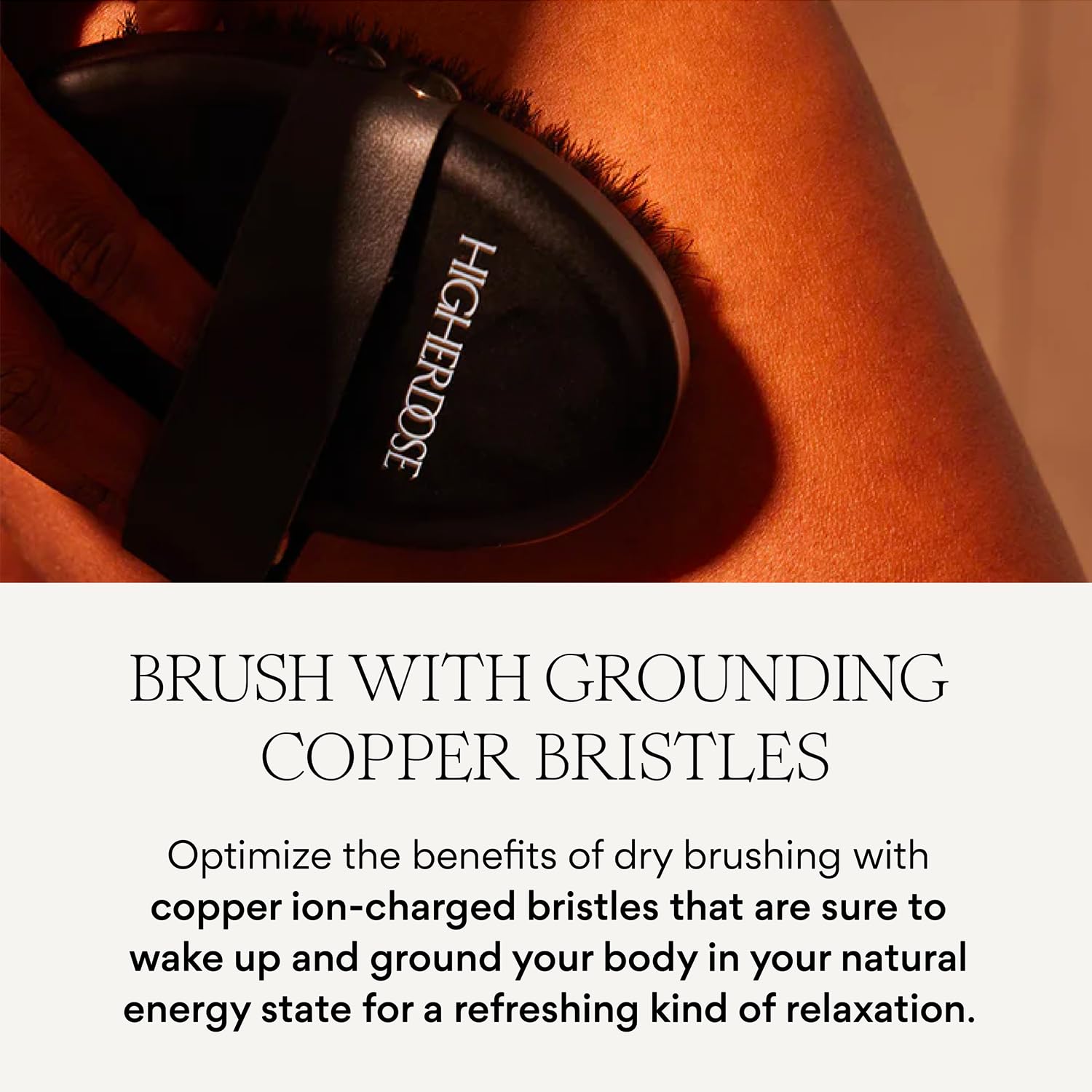 Brosse lymphatique HigherDOSE pour favoriser le drainage