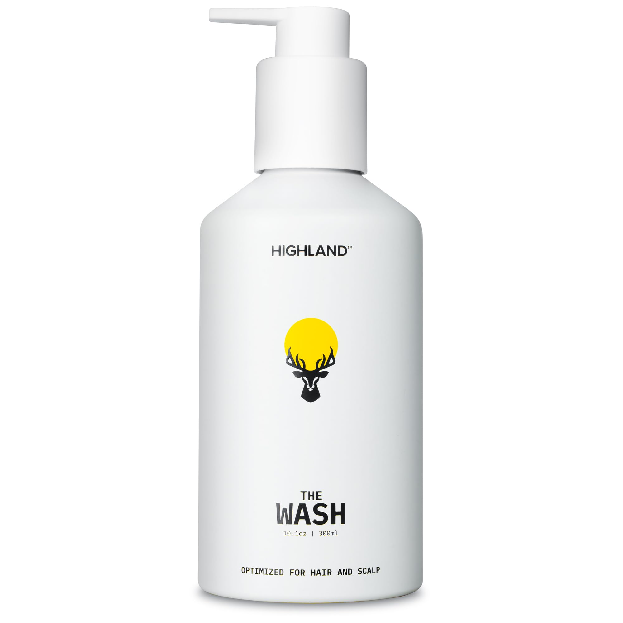 Highland Le Nettoyant Cheveux – bouteille, soin hydratant efficace pour cheveux et cuir chevelu.