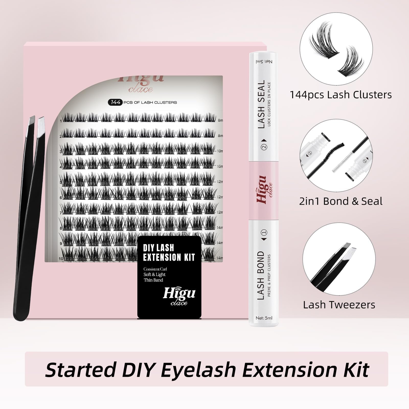 Bond et seal Higu clace assurent fixation fiable et longue tenue.