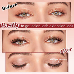 Base des cils magnétiques Higu clace avec trois aimants pour une tenue stable.