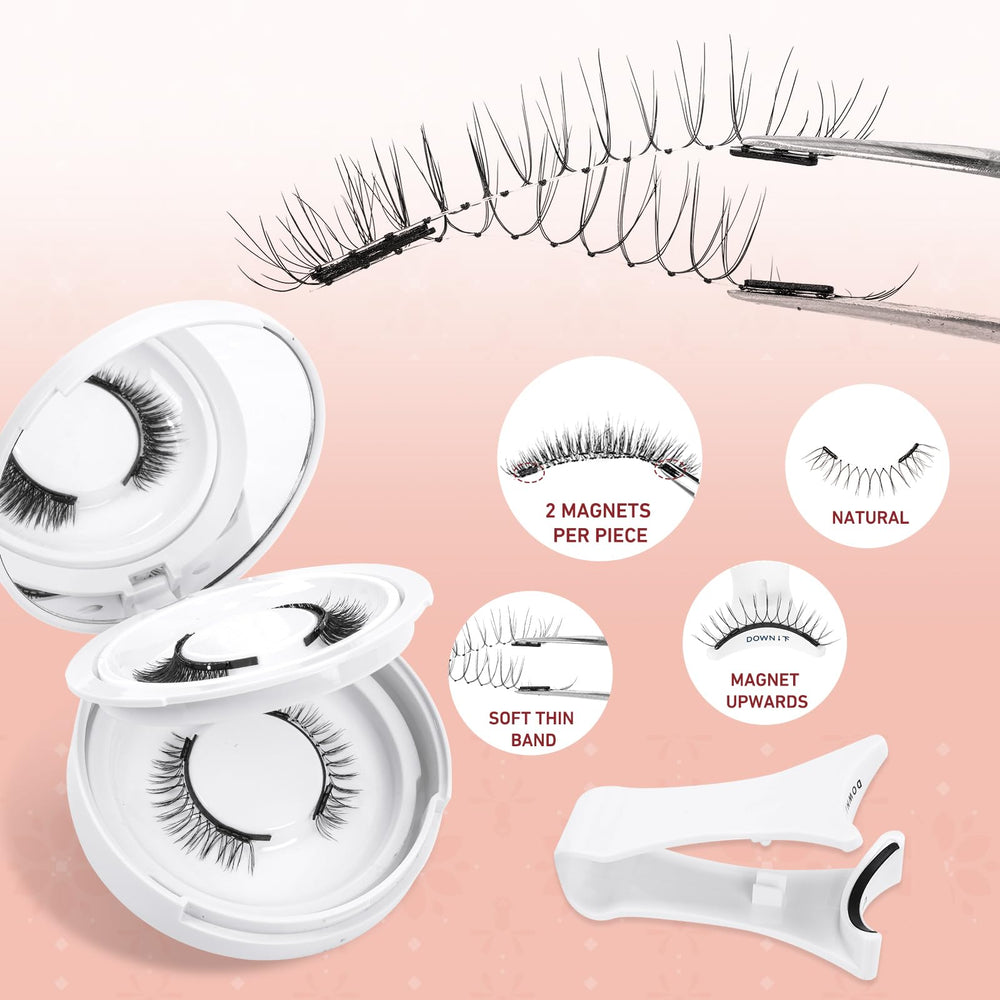 Design leger des cils magnétiques Higu clace pour un confort durable.