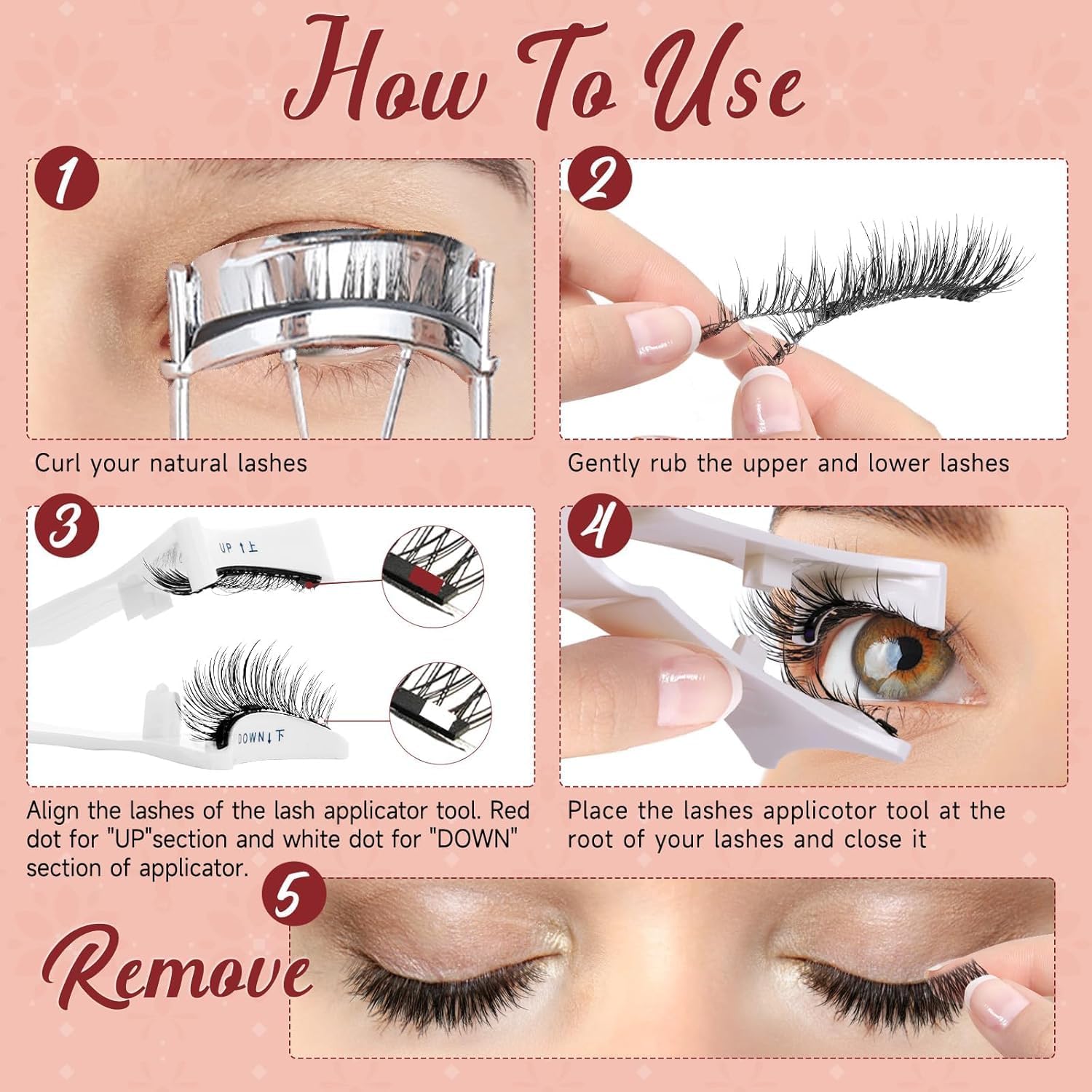 Confort léger qui suit la ligne des cils pour un look naturel.