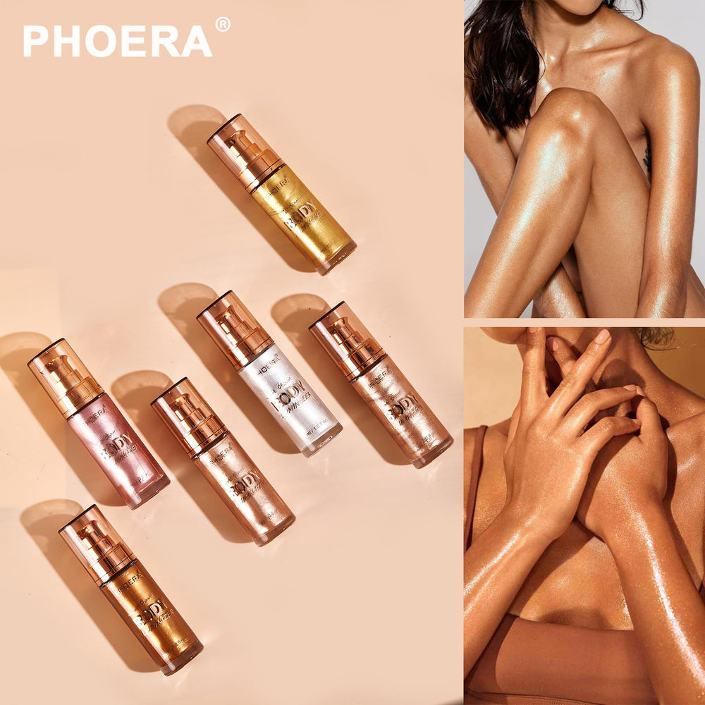Hilareco PHOERA pinceau-maquillage-inclus: application fluide sur tout le corps.