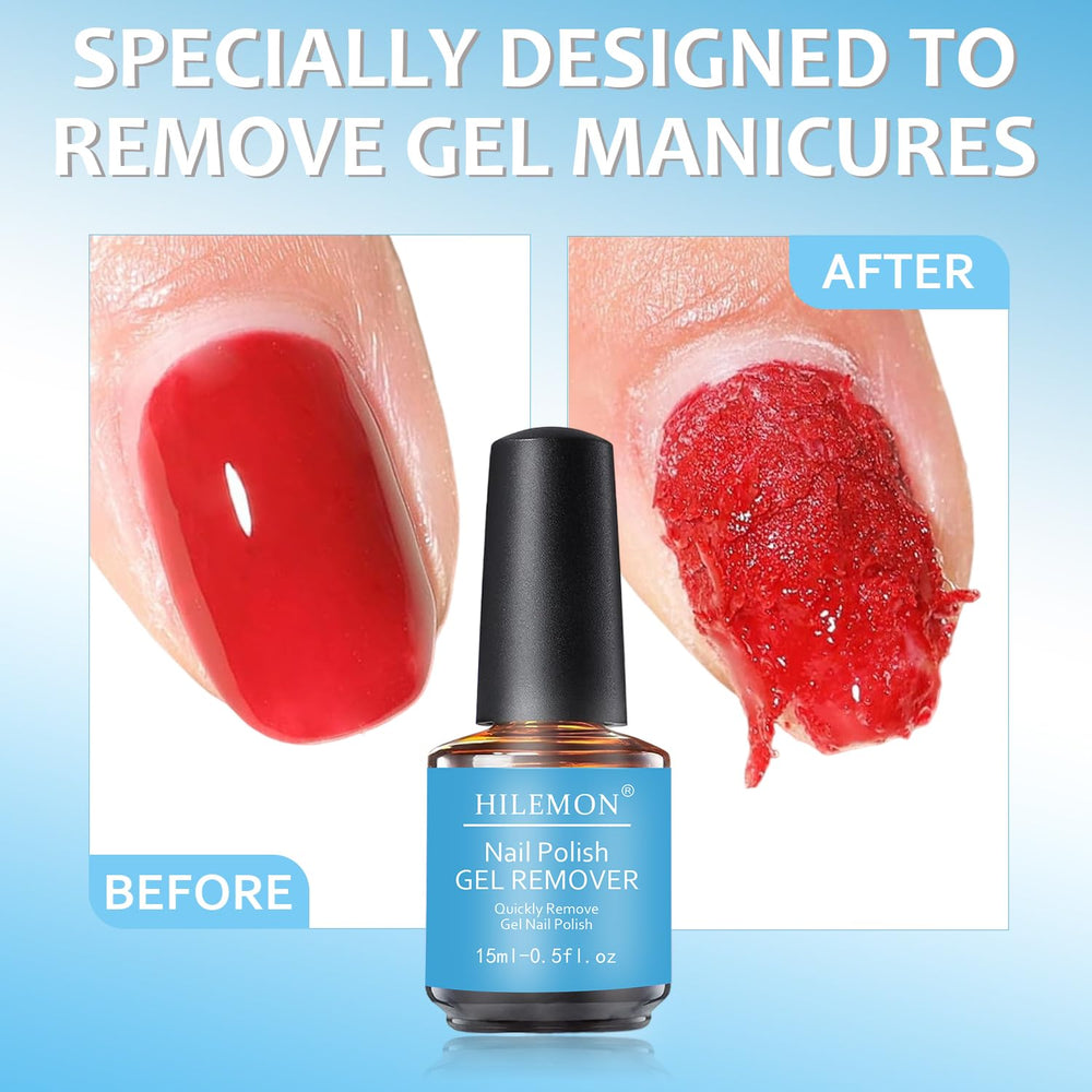 HiLemon dissolvant gel avec étui compact, format portable pratique.