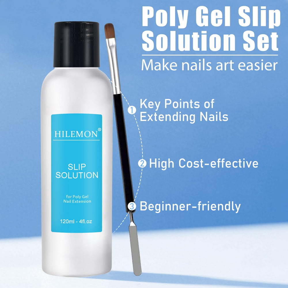 HiLemon pinceau double-tête pour lisser et nettoyer les gels