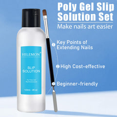 HiLemon pinceau double-tête pour lisser et nettoyer les gels