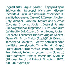 Texture satinée de la crème nuit Himalaya, application douce.