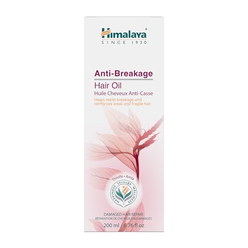 Himalaya huile anti-casse — application facile pour cheveux abîmés