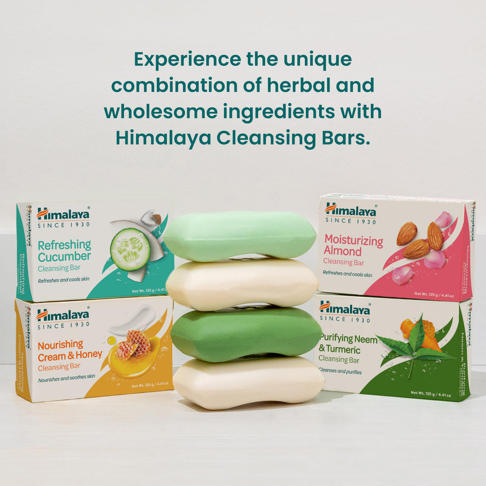 Barre nettoyante Himalaya en douche: usage rapide et pratique.