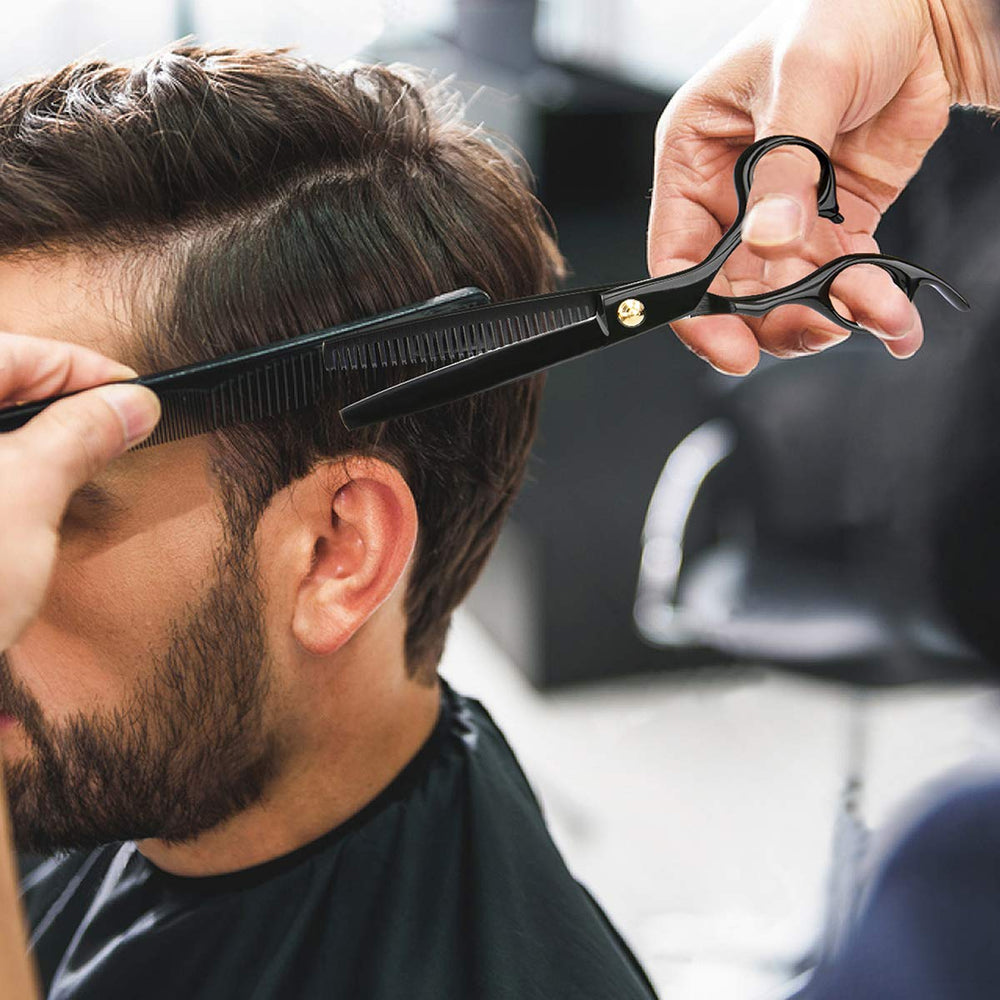 Himart kit étui-coiffure noir, transport sûr et élégant.