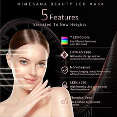 Masque LED HIME SAMA, lumière verte: peut améliorer la texture cutanée.