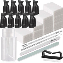 HiMo kit outils démaquillage clips capuchon détachables pour vernis