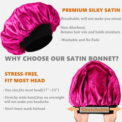 Bonnet Himoswis protège les cheveux des frottements nocturnes.