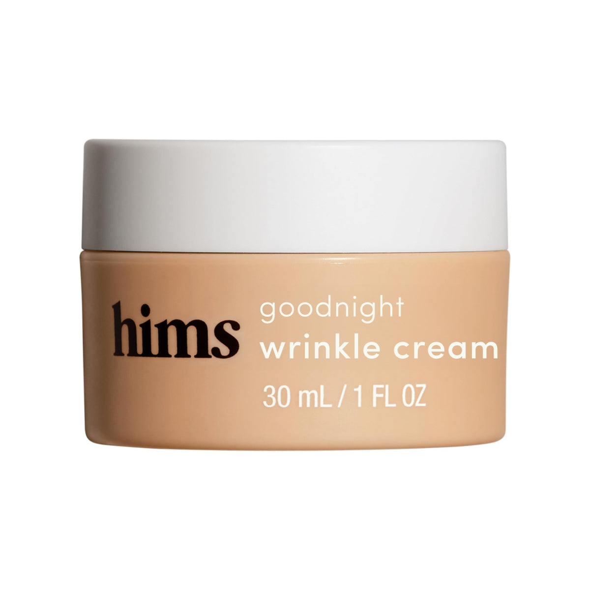 HIMS & HERS Goodnight crème anti-rides pour homme — flacon élégant et hydratation nocturne.