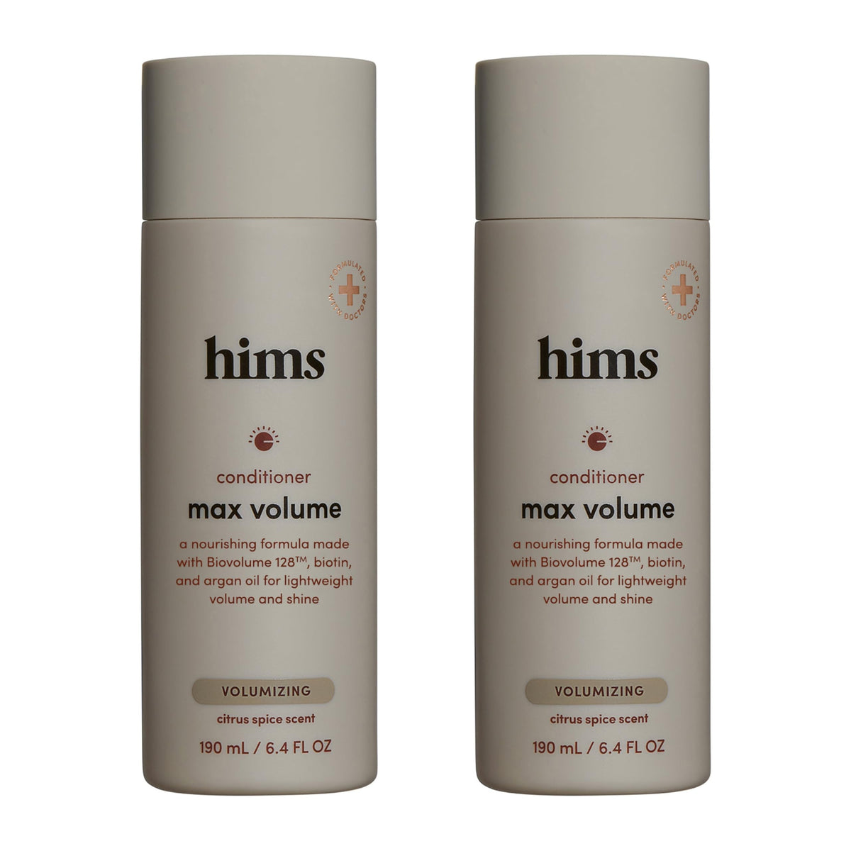 Hims & Hers Max Volume Conditioner – bouteille 6,4 oz et volume durable