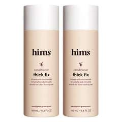hims après-shampooing épaississant – bouteille écologique, pour cheveux plus volumineux.