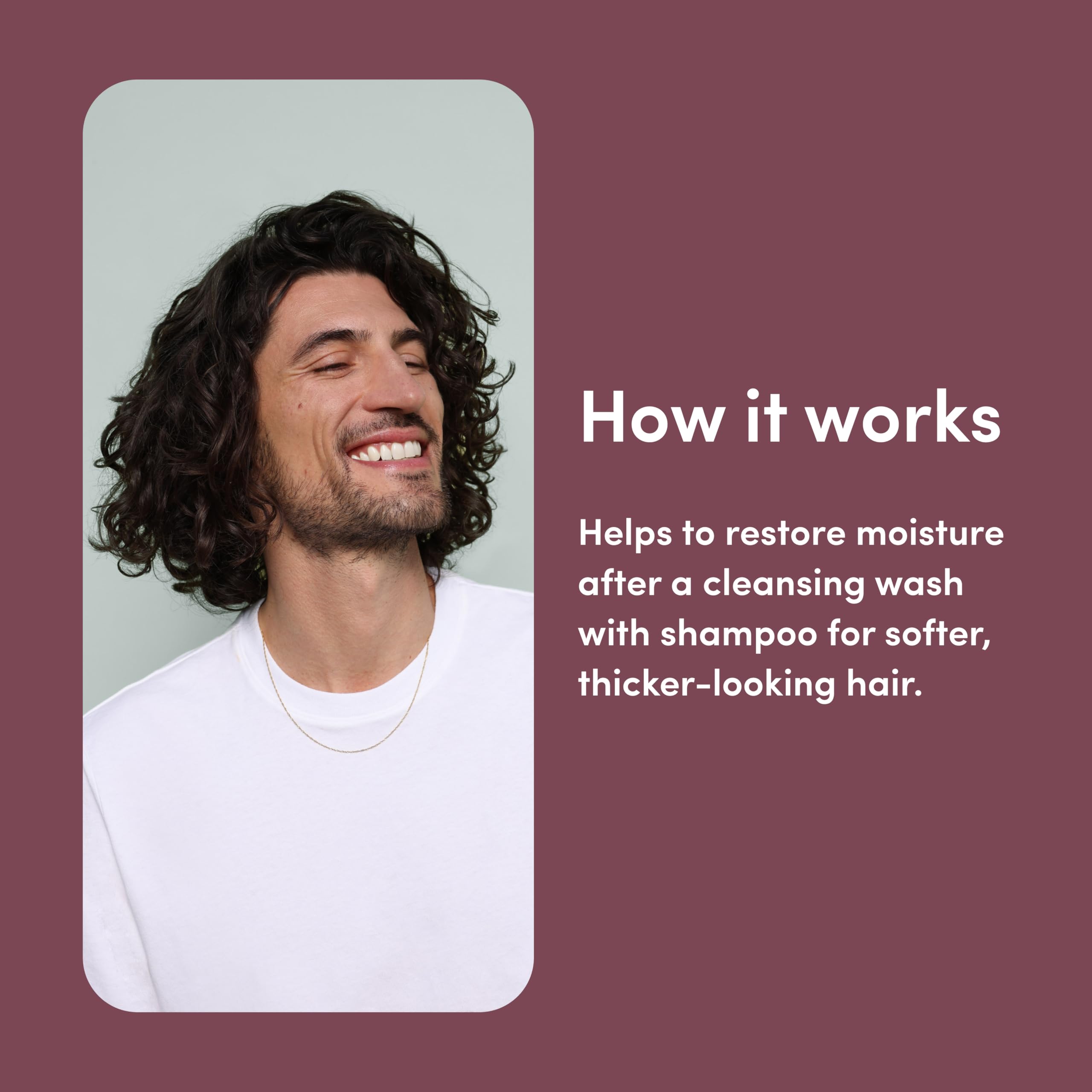hims épaississant – texture crèmeuse prête à l'emploi pour soin capillaire.