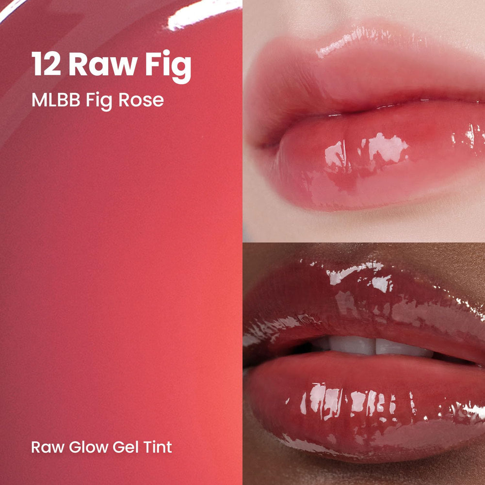 HINCE Raw Glow Lip Tint affiche une brillance sans collage et hydrate durablement.