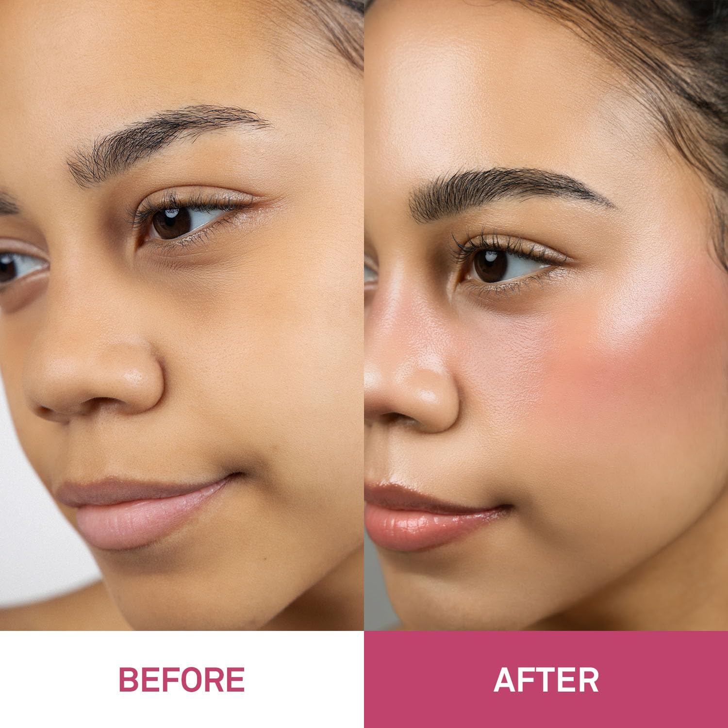 HINCE utilisation polyvalente sur visage, bouche et yeux pour un glow uniforme.