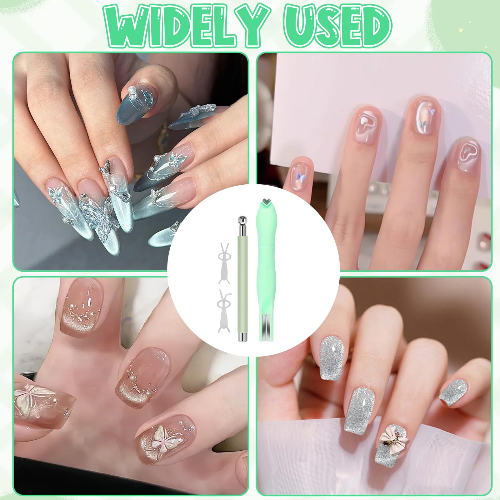 HINGTAI exemple d’art ongles cat eye avec ce kit