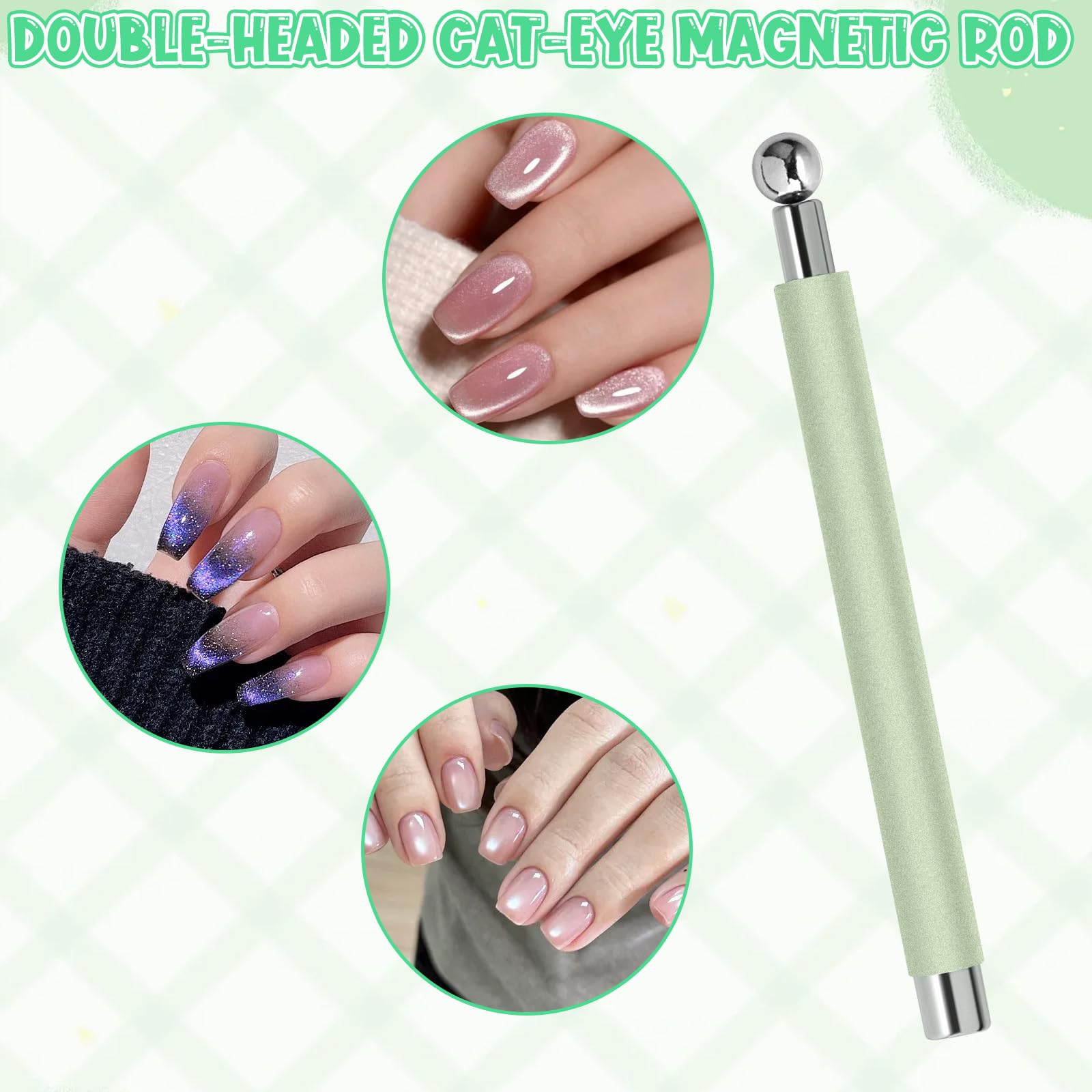 HINGTAI stylo magnétique bipointe pour placement précis des motifs