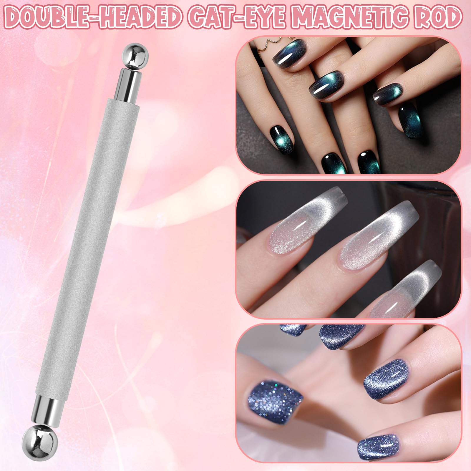 HINGTAI stylo magnétique double pointe, contrôle précis pour motifs complexes