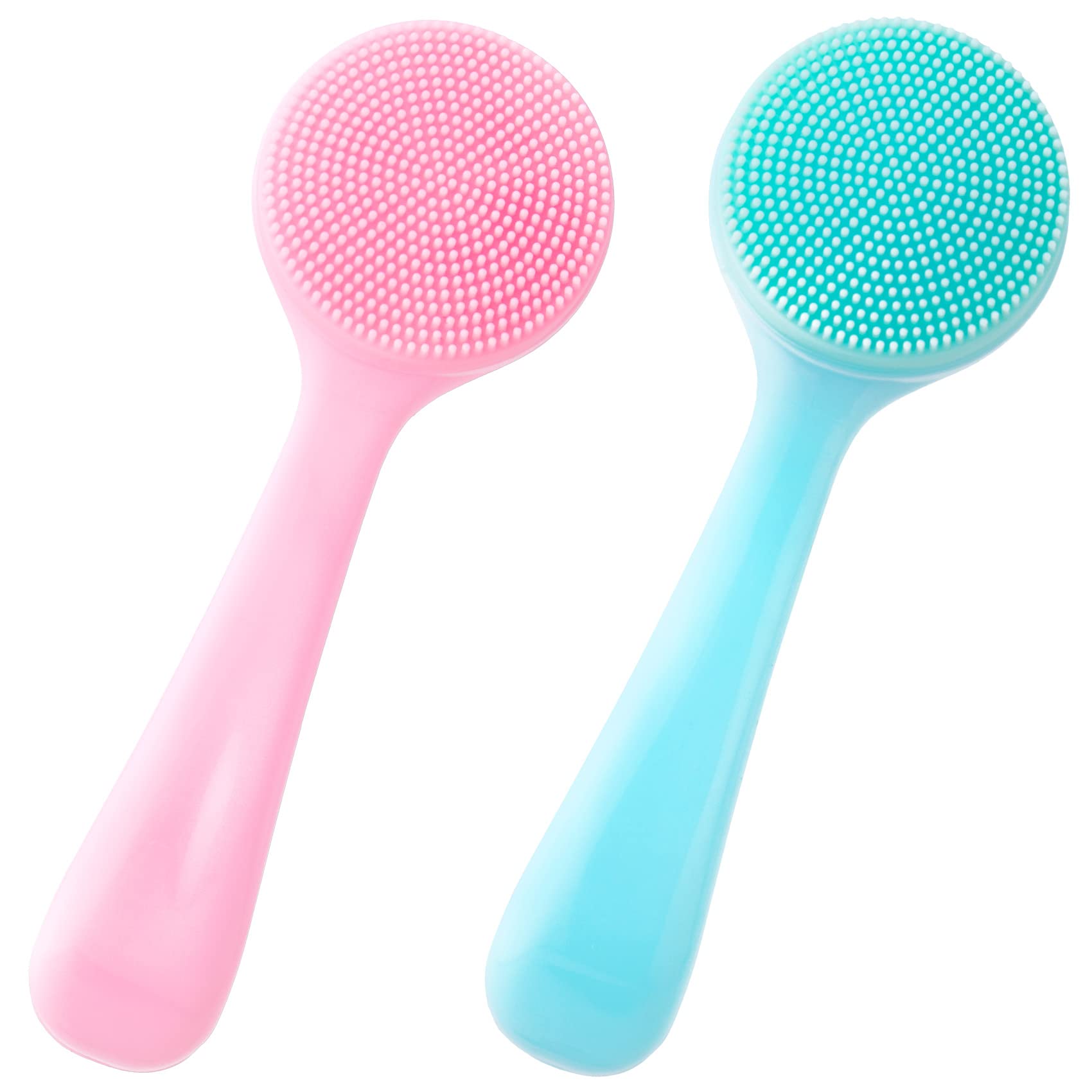 Brosse visage silicone Hinzic bleu, nettoyage en douceur des pores.
