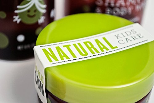 Hip Peas Hair Styling Balm in hands showing light hold for kids.