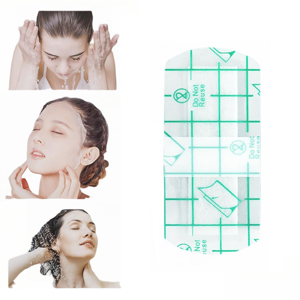 Hipifans bouclier oculaire jetable en plastique, design flexible suivant les contours du visage.