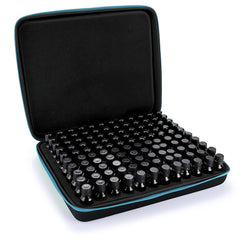 Hipiwe coffret rangement huiles: coque extérieure rigide protège en voyage.