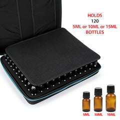 Hipiwe intérieur mousse protectrice: maintien stable pour 5 ml, 10 ml et 15 ml.