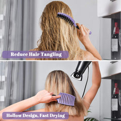 Brosse HIPPIH à poils de sanglier – massage du cuir chevelu bénéfique.