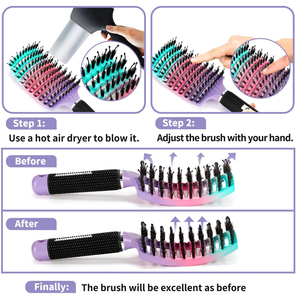 HIPPIH brosse emballage individuel – protection renforcée lors du transport.