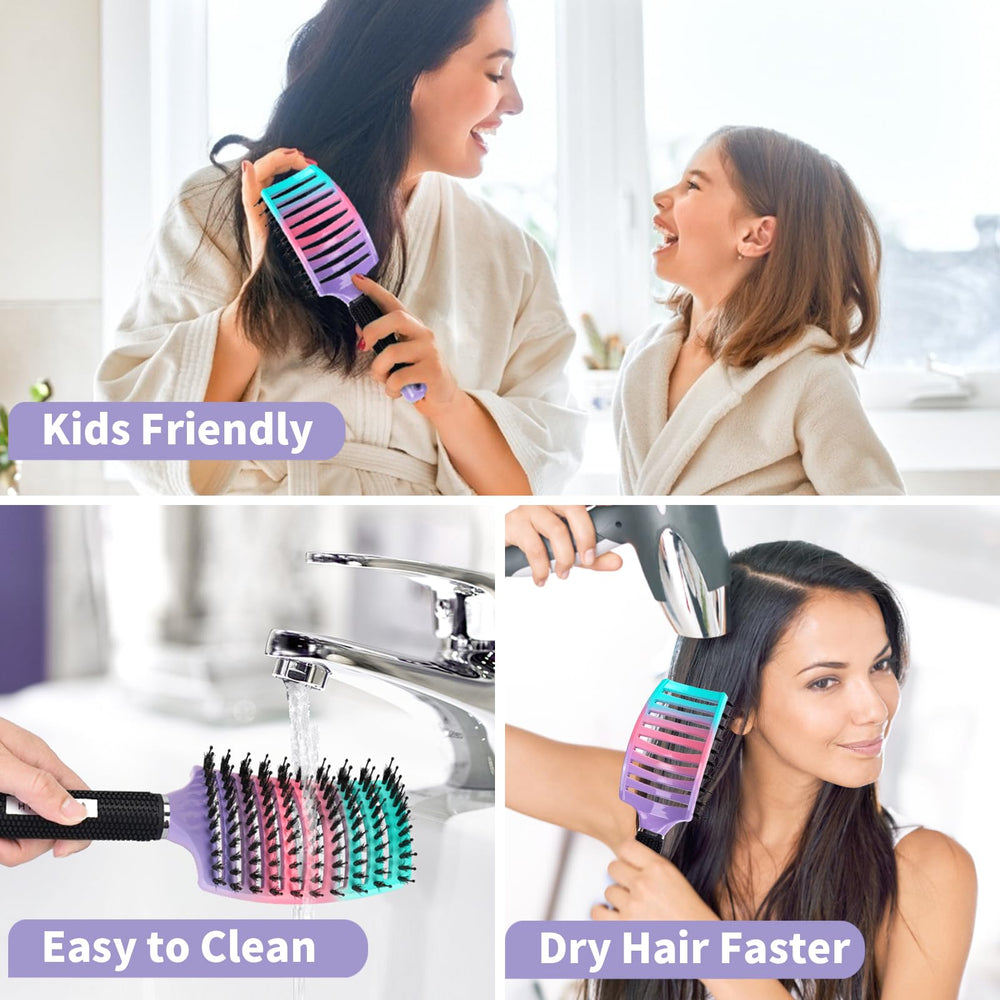 HIPPIH brosse ventilée – aide au séchage rapide après la douche.