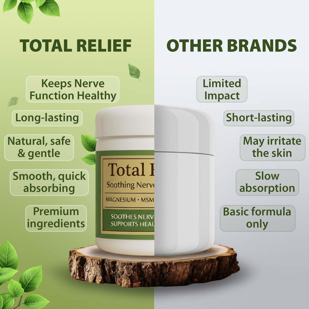 HiRelief Total Relief Crème Nerfs, format voyage pratique.