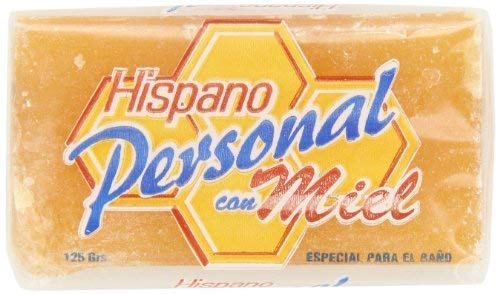 Savon Hispano au miel, barre de 125 g, hydratation douce et soin quotidien